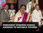 Padma Awards 2024: From V Naidu to Usha Uthup, President confers India's highest civilian honours