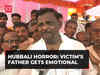 Hubbali Horror: Victim’s father gets emotional, 'came here telling her soul that…'
