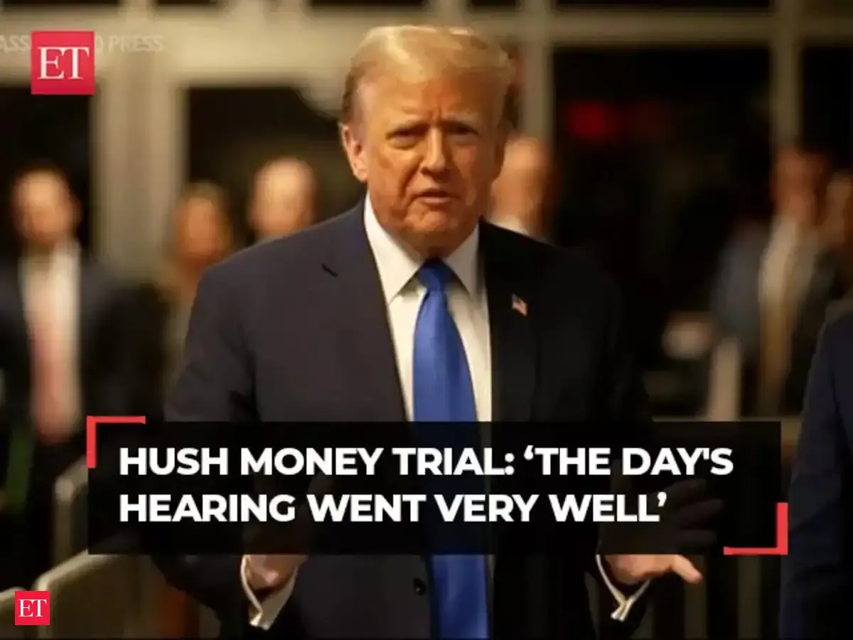 After first day in the NY hush money trial, Donald Trump says the day's ...