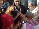 Karnataka: Law student presents garland made of free bus tickets to CM Siddaramaiah to express gratitude