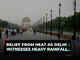 Delhi weather: Sudden rain showers bring relief from scorching heat, though IMD predicted clear sky