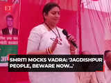 'Jagdishpur people, beware now… hide your property papers', Smriti Irani mocks Robert Vadra in Amethi