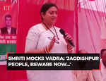 'Jagdishpur people, beware now… hide your property papers', Smriti Irani mocks Robert Vadra in Amethi