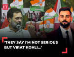 'They say I'm not serious but Virat Kohli, Aishwarya are serious...': Rahul Gandhi's rant on media