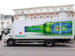 FILE PHOTO_ The logo of Heineken beer is seen on a delivery truck.