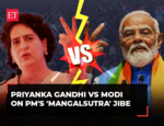 Mom, grandmom sacrificed gold for India: Priyanka Gandhi vs PM Modi on 'steal Mangalsutra' jibe