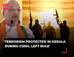 Cong and Communists are providing a safe haven to terrorists in Kerala, alleges Amit Shah