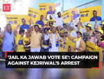'Jail Ka Jawab Vote Se': AAP holds campaign against CM Kejriwal's arrest