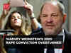 Harvey Weinstein's 2020 rape conviction overturned by New York appeals court