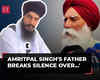 Jailed Amritpal Singh’s father complains of strict jail adm after meeting son amid LS Poll contesting rumours