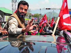 NC Show of Strength in Srinagar During Filing of Nomination Papers