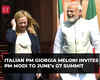 Italian Prime Minister Giorgia Meloni calls PM Modi, invites him to the G7 summit in June