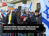 Columbia University: Protesters demands release of Hamas-held Israeli hostages