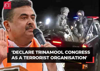 Suvendu Adhikari calls TMC ‘terrorist oganisation’ after CBI recovers weaponry from Sandeshkhali