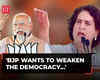 LS Election 2024: 'BJP wants to weaken the democracy…', says Priyanka Gandhi in Gujarat
