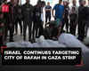 Hamas war: Children among dead as Israel continues targeting southern city of Rafah in Gaza Strip