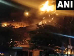 UP: Fire breaks out in building in Noida Sector 65