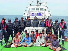 Drugs Worth ₹600 Cr Seized from Pak Boat off Guj Coast
