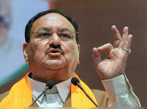 J P Nadda pti