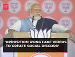 Fake Video row: 'Bahut Bada Khatra hai...' PM Modi, warns people against forwarding such videos