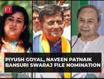 Naveen Patnaik, Piyush Goyal, Bansuri Swaraj, Locket Chatterjee file nomination papers for Elections 2024