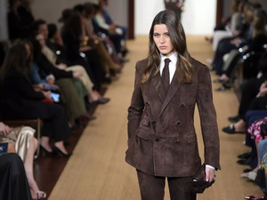 Ralph Lauren ditches extravagance for minimalism in latest fashion show