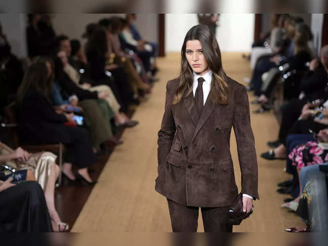 Ralph Lauren goes minimal for latest fashion show, with muted tones and a more intimate setting