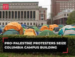 Columbia protests: Pro-Palestine protesters break into campus building and seize it
