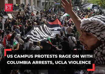 US campus protests rage on with Columbia arrests, UCLA violence; White House 'closely monitoring'