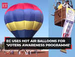 Lok Sabha Elections 2024: EC holds 'Voters Awareness Programme' in Karnataka's Belagavi using hot air balloons