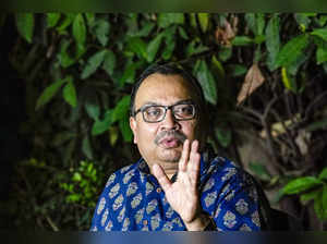 Kolkata: Former MP Kunal Ghosh speaks with the media, in Kolkata. TMC on Wednesd...