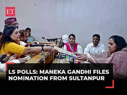 Lok Sabha Elections 2024: Maneka Gandhi files nomination papers from Sultanpur, eyes second term