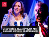 Another Trump win means ‘more suffering, less freedom’: US VP Harris rages over Florida abortion ban