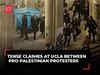 UCLA: Police remove barricades at a pro-Palestinian demonstrators' encampment