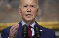 Biden says 'order must prevail' during campus protests over the war in Gaza