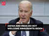 President Joe Biden calls Japan and India 'xenophobic' nations that do not welcome immigrants
