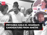 Priyanka hails Kishori Lal Sharma's candidature from Amethi; 'Smriti Irani is scared...', says Ashok Gehlot