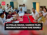 Lok Sabha Elections 2024: Rahul Gandhi files nomination from Rae Bareli