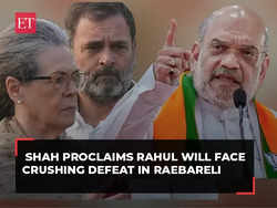 Sonia Gandhi's attempt to launch'Rahul Baba'from Raebareli will fail, says Amit Shah