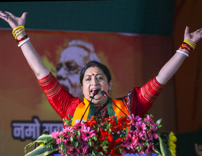 A one-sided contest now in Amethi: Smriti Irani