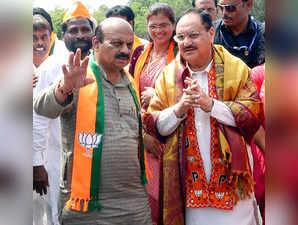 Haveri, Apr 30 (ANI): Bharatiya Janata Party (BJP) National President JP Nadda r...