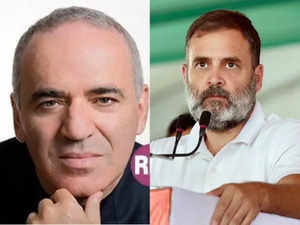 Russian chess legend Garry Kasparov clarifies viral post on Rahul Gandhi's chess skills as a "little:Image