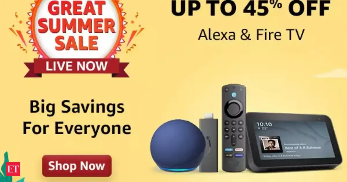 Amazon Great Summer Sale 2024: Up to 45% off on Alexa, Fire TV & Kindle - Vimarsana News