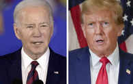 Biden and Trump offer worlds-apart contrasts on issues in 2024's rare contest between two presidents