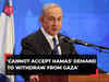 'Ending Gaza war now would keep Hamas in power': Israel's PM Benjamin Netanyahu