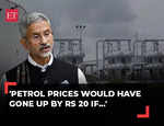 'Petrol prices would have gone up by Rs 20 if...': EAM Jaishankar on foreign policy