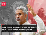 'Jo jihad karte hain…': EAM S Jaishankar silences journo over ‘Vote Jihad’ query | LS Polls 2024