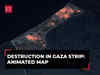 Israel-Hamas War: Animated map shows destruction in the Gaza Strip