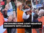 Lok Sabha Elections Phase 3: PM Modi shares some light-hearted moments with locals after casting vote