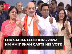 Lok Sabha Elections 2024: Home Minister Amit Shah, Jay Shah cast vote for third phase in Ahmedabad